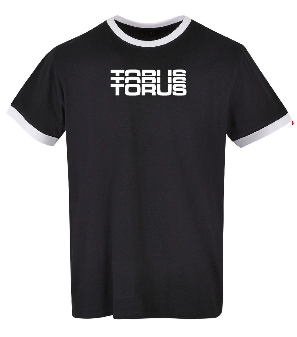 Classic Unisex Ringer Tee - Black/White