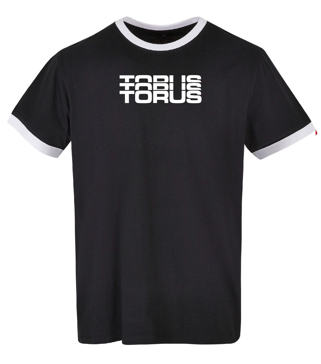 Classic Unisex Ringer Tee - Black/White