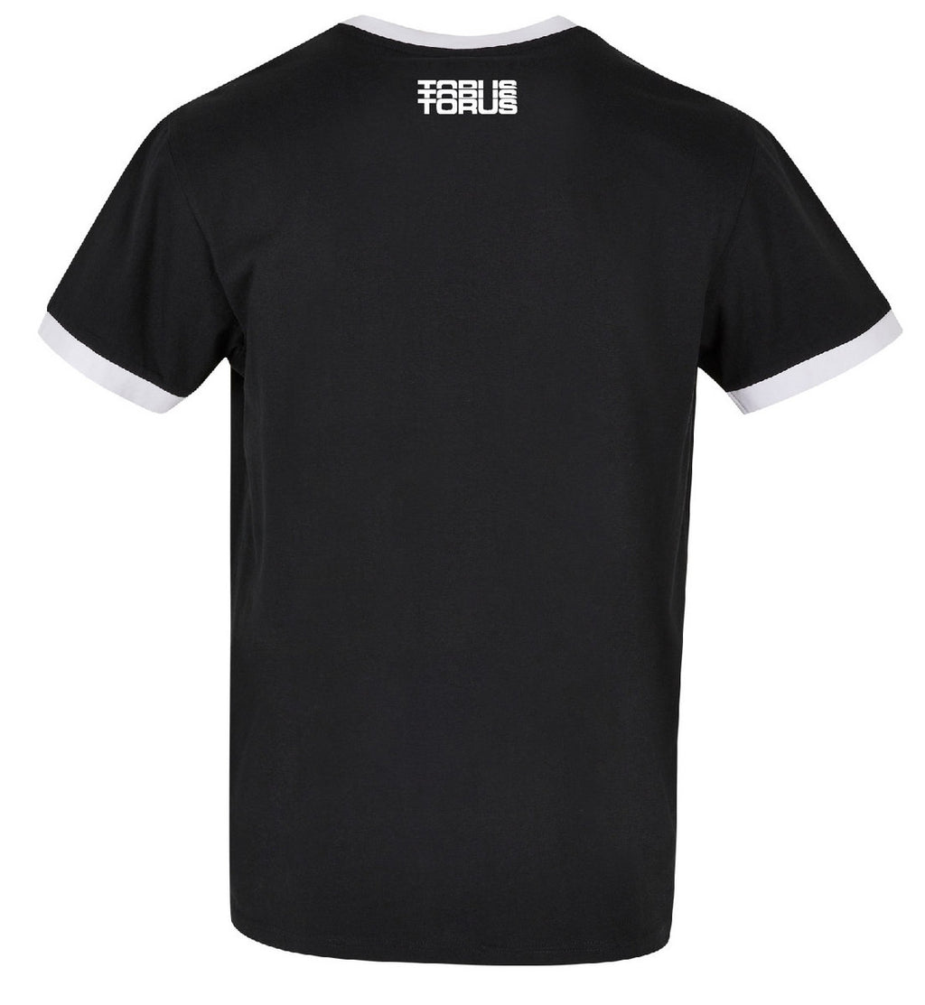 Classic Unisex Ringer Tee - Black/White