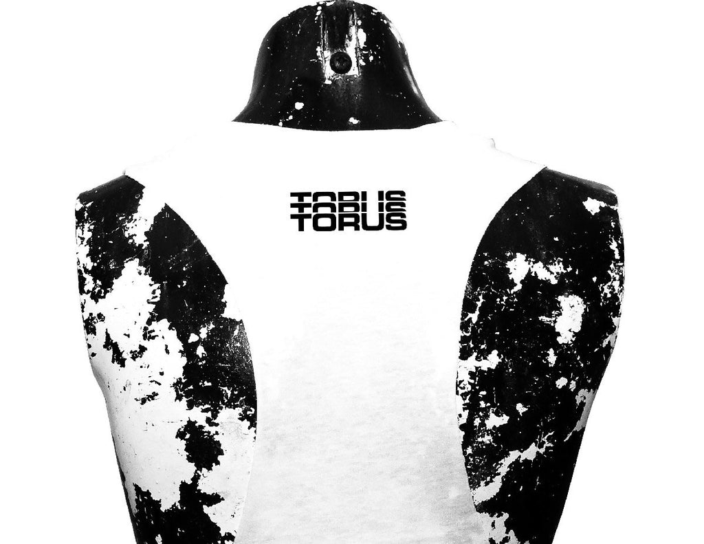 Racerback 'Baby' Cropped Tank - White